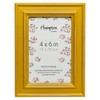 Hampton Frames PALOMA Distressed Shabby Chic Photo Frame Mustard Yellow