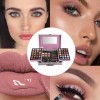 Maquillaje Kit Sombras Ojos Paleta Profesional Alta Calidad Rosa