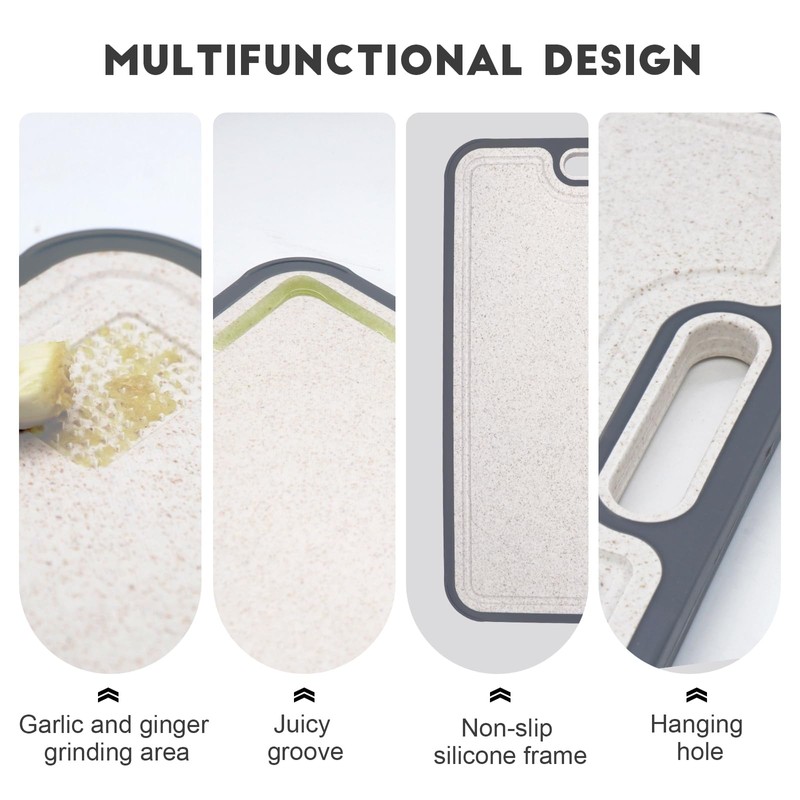 Titanium Cutting Board Double Sided Cutting Boards for Kitchen Non