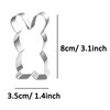 WDYJMALL Standing Rabbit Shape Cookie Cutter