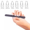 15pcs Nail Files 100/180 grit,Double-Sided Emery Board Professional Nail Styling