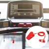 3pcs Universal Treadmill Magnetic Safety Keys, Rectangular Magnet Safety Key