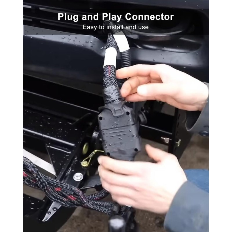 Plow Side Control Harness Compatible with CM100 EX75 EX80 EX85