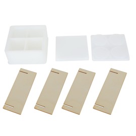 Square Mold DIY Crystal Epoxy Mould Silicone Parts Mirror Surface Storage Box Ornaments