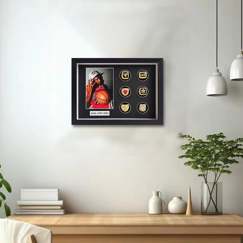 Championship Ring Display Case,6 Baseball Ring Holder,Ring Display case,Ring Display,Ring