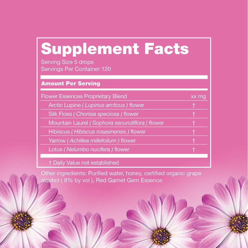 LOTUSWEI Joy Juice Flower Essence Remedy – Boost Mood, Relieve