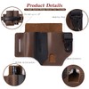 LIONCHIEF Genuine Leather Multitool Sheath for Belt, EDC Pocket Organizer