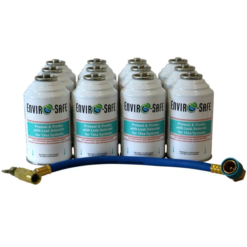 Enviro-Safe, Proseal, Prodry & Leak Detector, for R134a Auto AC