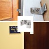 Eabdice Stainless Steel Lock Deadbolt Lock, Door Padlock Kit, Deadbolt