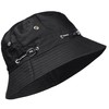 Toutacoo, Adjustable Summer Bucket Hat - Unisex Black