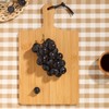 YOSHIKI YK-OM1 Bamboo Cutting Board, Camping Cutting Board with Strap,