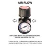 Primefit CR1401G Replacement Air Regulator with steel-Protected Gauge, 1/4" Npt