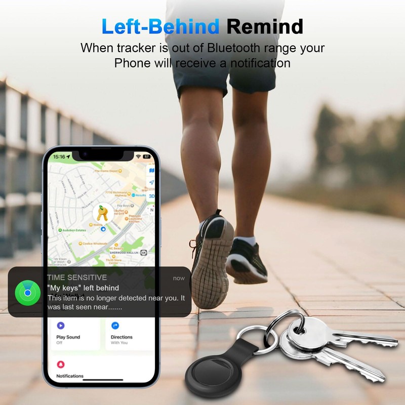 Wepai Smart Tag, Key Finder Suitcase Tracker Compatible with Apple