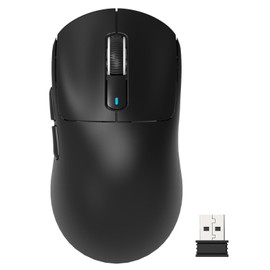 ATTACK SHARK X3 Lightweight Wireless Gaming Mouse with Tri-Mode 2.4G/USB-C Wired/Bluetooth,Up to 26K DPI, PAW3395 Optical Sensor,Kailh GM8.0 Switch,5 programmable Buttons for PC/Win/Mac(Black)