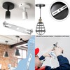 TOP-VIGOR 1Set Light Fixture Ceiling Bracket, 125mm Ceiling Light Plate
