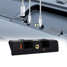 Akmties Dashboard USB Expansion Dock USB Hub for Bronco 2021 2022 2023 2024 Accessories for Ford Bronco 2/4-Door,3 Ports Charging Station with 1USB A, 2USB C, Not fit Bronco Sport.