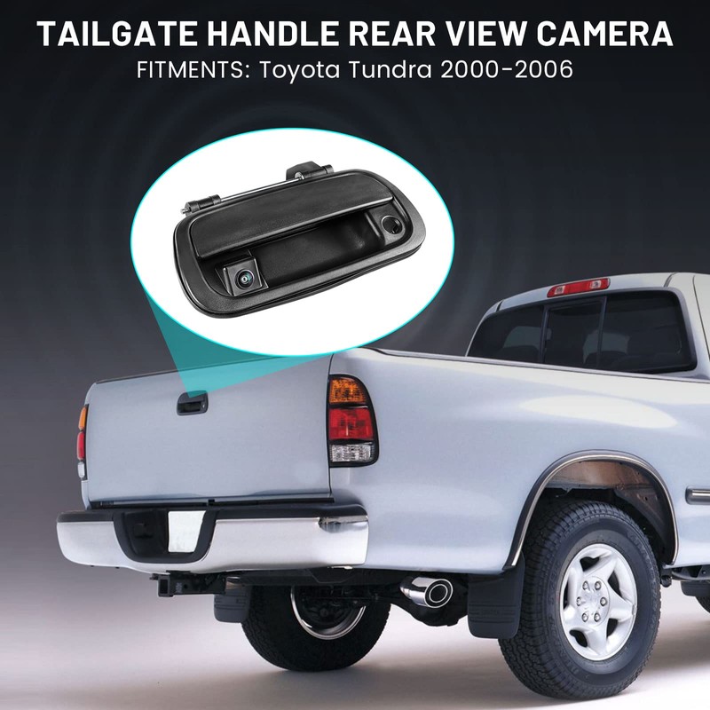 EWAY Tailgate Handle Backup Camera for Toyota Tundra 2000-2006 Reversing