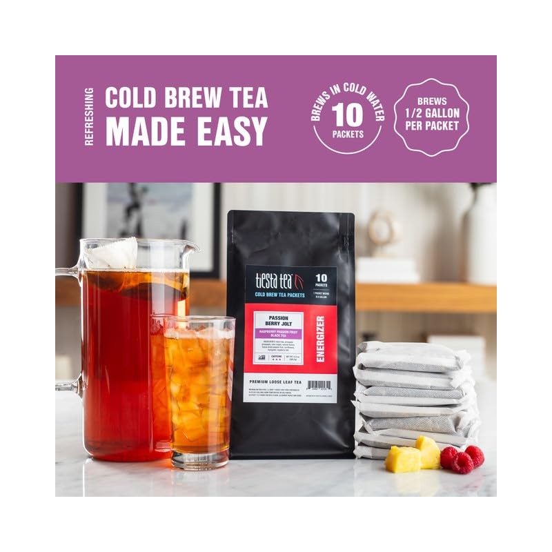 Tiesta Tea - Passion Berry Jolt Cold Brew, Loose Leaf,