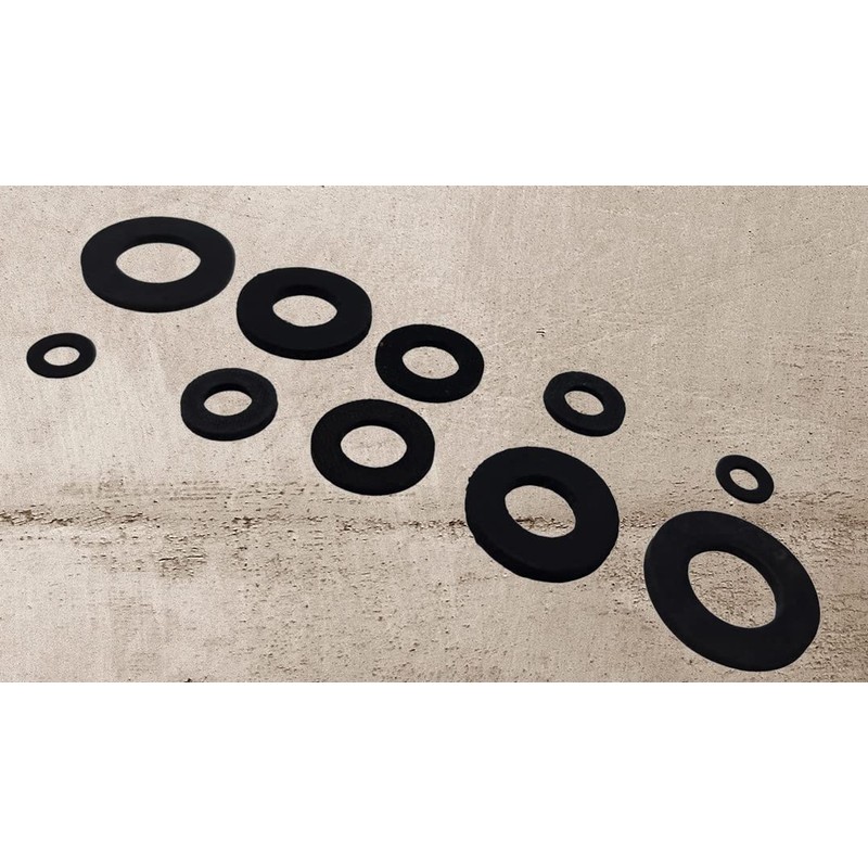 M3 Black Rubber Washers DIN 125 (Pack of 20) From