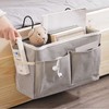 aimall Dormitory Bedside Storage Pocket, Hanging Basket Bedside Caddy, Bedside