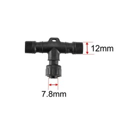 Sumaote Replacement 4Pin T-connector Waterproof for RGB Color LED Deck Light Kit, Pack of 5