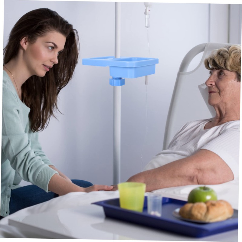 ABOOFAN Adjustable Iv Stand Support Plate Infusion Tray for Hospitals