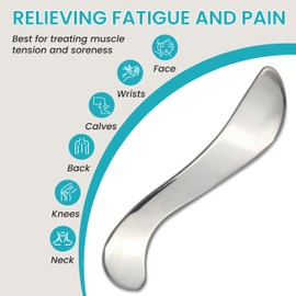 Stainless Steel Muscle Scraper Tools, Myofascial Release, Soft Tissue Massage, Gua Sha Massage Scraper Scraping Tool