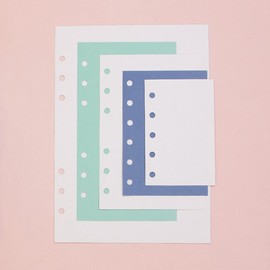 Craftelier - Turquoise Blue Adjustable 6-Hole Punch Compatible with Different Types of Planners, Diaries or Notebooks for Scrapbooking and Other Crafts