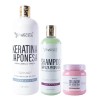 Kit Japonesa Silver 1l, Sellador 250ml, Shampoo Lp 500ml