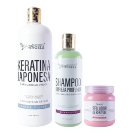 Kit Japonesa Silver 1l, Sellador 250ml, Shampoo Lp 500ml                                                                                              