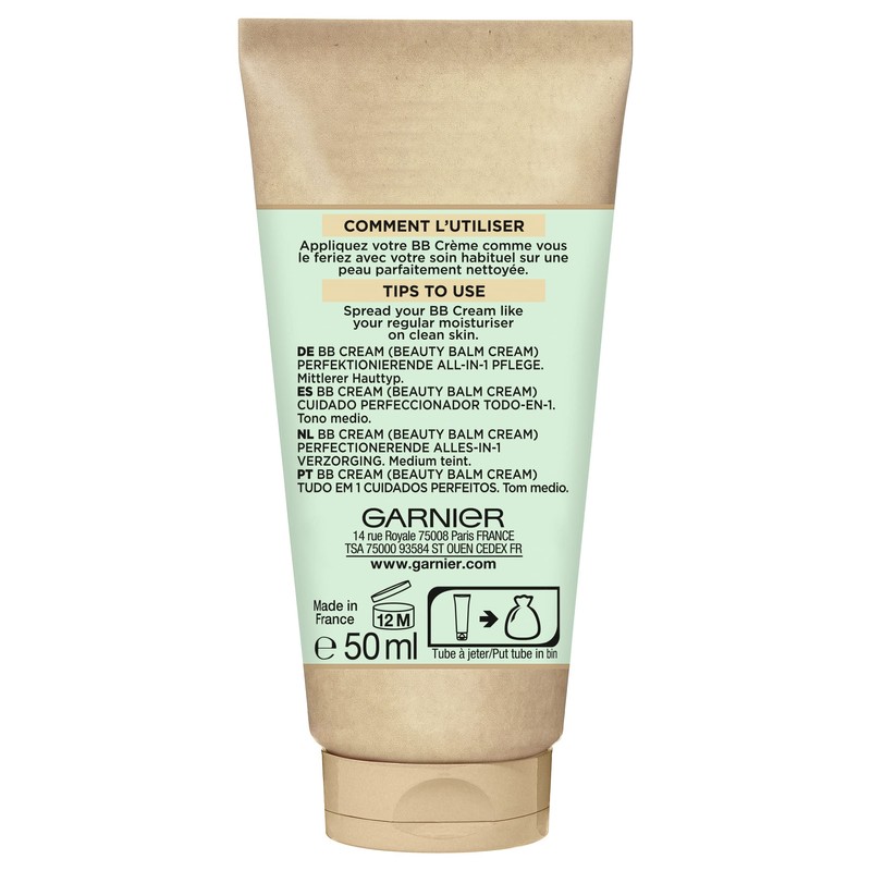 Garnier - Miracle Skin Perfector BB Cream Classic Medium -