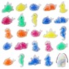 24PCS Mini Squishy Stress Balls Fidget Toys, Dinosour Sea Animals