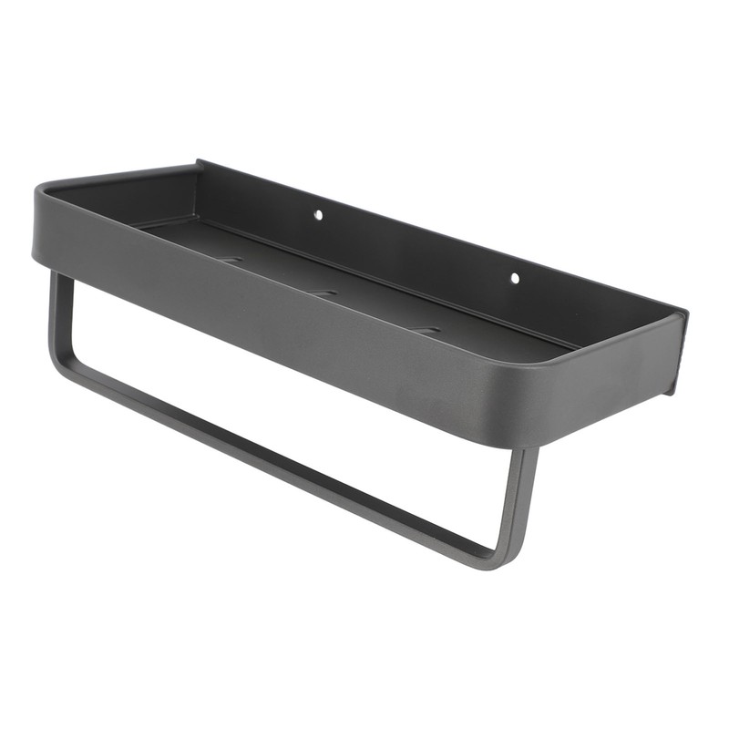 Shower Caddy Wall Mount Shelf Basket Aluminium Large Capacity Modern