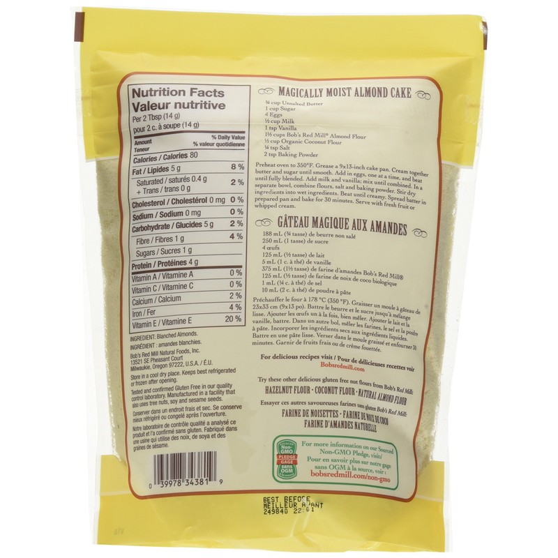 Bobs Red Mill Almond Flour, 453 g