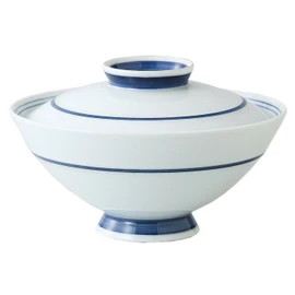 Hasamiyaki Yumeji 23161 Sea Bream Chazuke Bowl (With Lid)