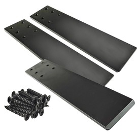 Firofend Floating Countertop Bracket, Counter Support & Countertop Support Brackets Great for Granite Countertop Supports. Countertop Brackets Hidden (12 inch-3 pack), Black