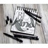 uni-ball PIN Black Felt Tip Pen Fineliners, Water and Fade-Resistant