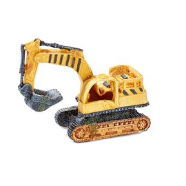Excavator Digger Yellow Fish Tank Ornament Aquarium Decoration