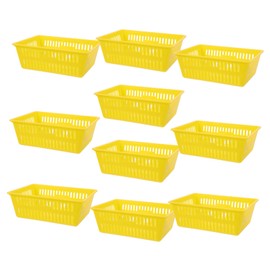 Outanaya 10PCS Plastic Coin Baskets for Game Machines Storage Bins for Classroom Supplies Versatile Containers for Home Organization and Game Coin Management