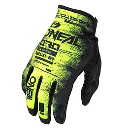O'NEAL | Bicycle & Motocross Gloves | MX MTB FR Downhill | Fit Breathable Material | Mayhem Glove SCARZ V.24 | Adult | Black Neon Yellow | Size XXL