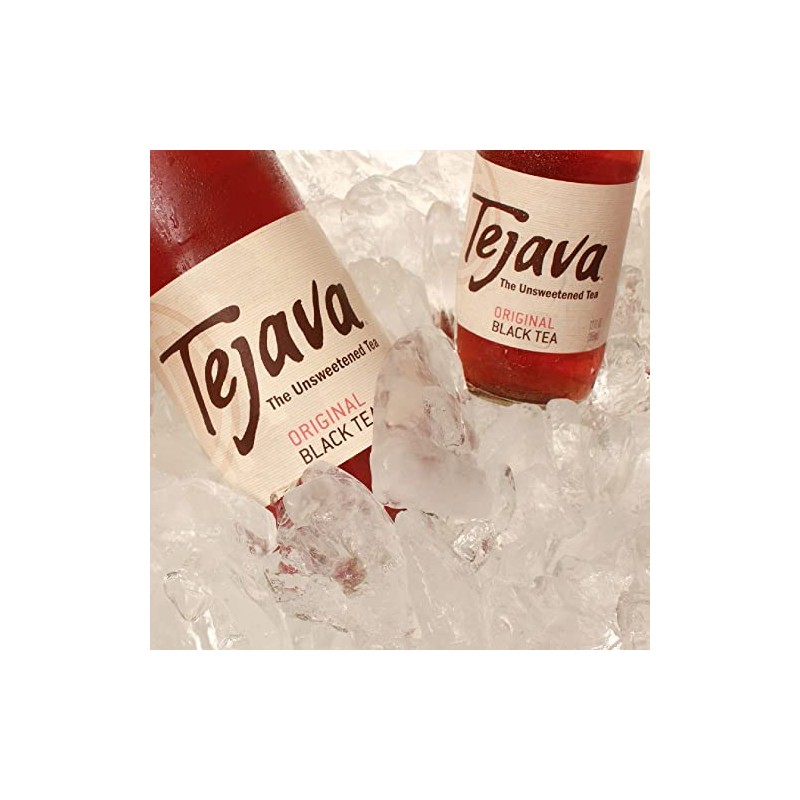 Tejava Tejava Original Unsweetened Black Iced Tea, 24 Pack, 12oz