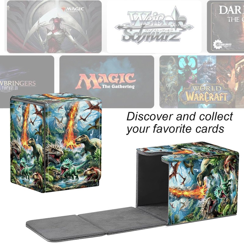 GYSYZJDH Premium MTG Deck Box – Holds 120+ Sleeved Cards,