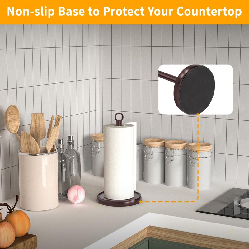 Oil Rubbed Bronze Paper Towel Holder Countertop, Oil Rubbed Bronze