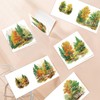 MVVMTOP 6pcs Diamond Art Painting Greeting Card, DIY Grove Diamond