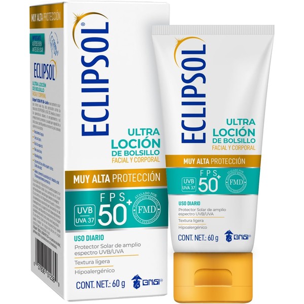 🛡️ Eclipsol Ultra Loción FPS 50+ – Protección Diaria que