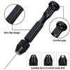 Mudder 57 Pieces Micro Hand Drill Bits Set with Pin