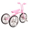 Pink Look Toy Tricycle Model Simulated Design Tricycle Ornament Wear