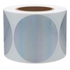 Hylabelest Silver Holographic Round Dot Stickers 51mm Color Coding Dots