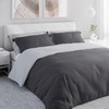 Wolkenfeld Cushion Cover 80 x 80 cm 2-Piece Grey -