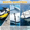 Bungee Boat Dock Line con clip in acciaio inox 316,
